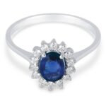 Anello Demetra Chroma Camille Zaffiro Diamanti