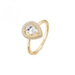 Anello Rosato Anna Dorato - immagine 2