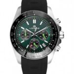 Orologio Lorenz Doppia Iniezione 300 Cronografo Verde