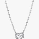 Collana Pandora cuore infinito pietre luminose