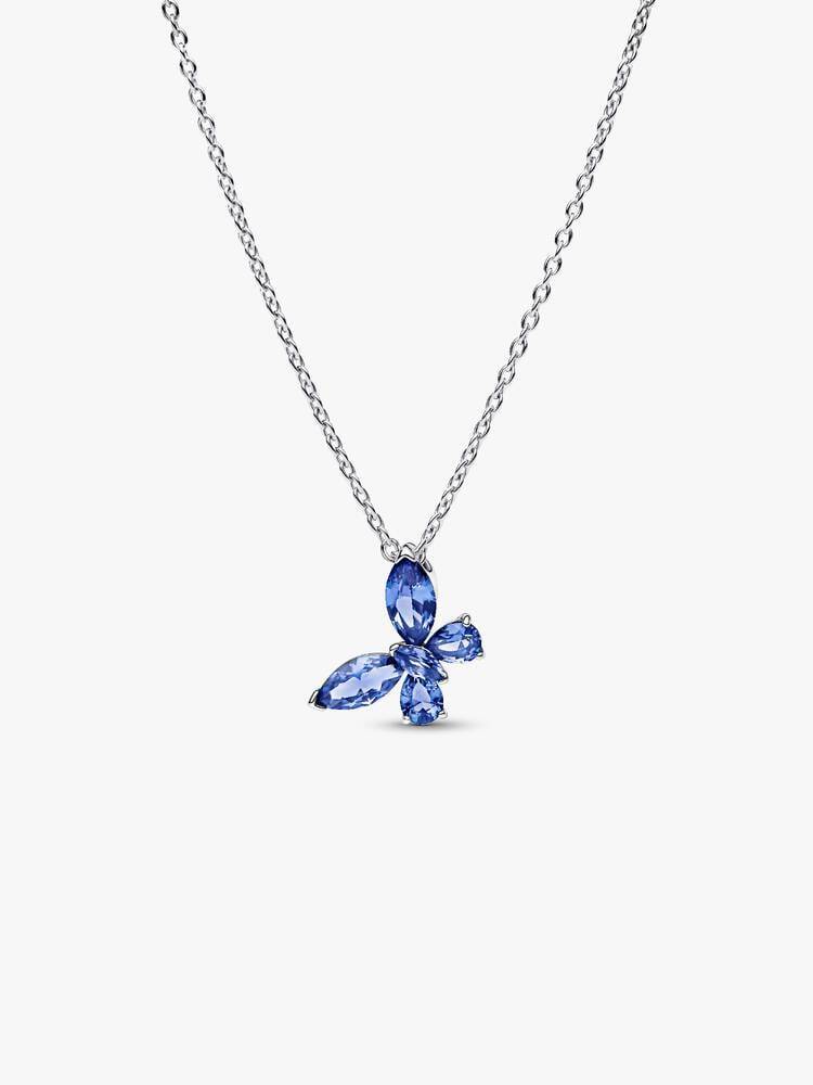 51711 Collana Pandora Farfalla Luminosa Blu - immagine 1