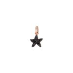 Ciondolo Dodo Stellina Diamanti Black