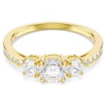 Anello Swarovski Attract Trilogy Dorato