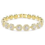 Set Collana Bracciale e Orecchini Swarovski Angelic Dorato - immagine 2