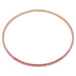 Collana Swarovski Tennis Matrix Rosa - immagine 2