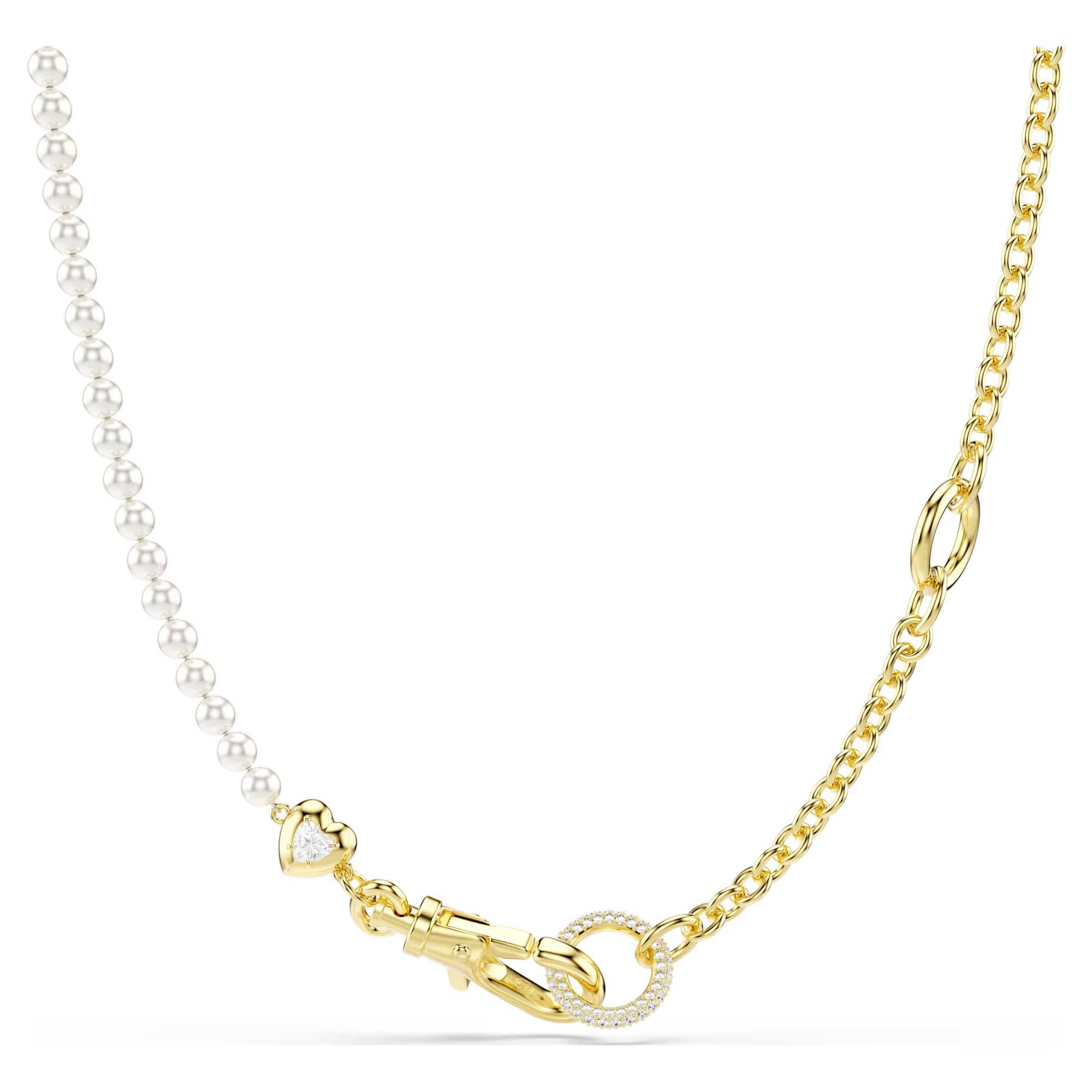 52051 Collana Swarovski Idyllia Perle Dorata - immagine 1