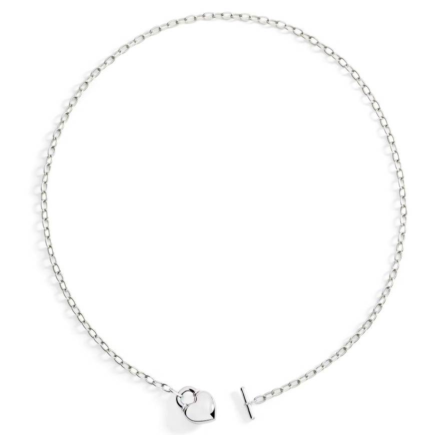 52250 Collana DoDo Cuore Bold Argento - immagine 1