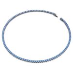 Collana Swarovski Matrix Tennis Blu M