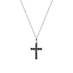 Collana Amen Croce Nera