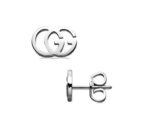 Orecchini Gucci Running GG Oro Bianco - immagine 2