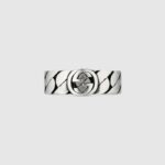 Anello Gucci Interlocking G Gourmette 6 mm - immagine 2
