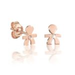 Mono orecchino Le bebè oro rosa bimbo - immagine 2
