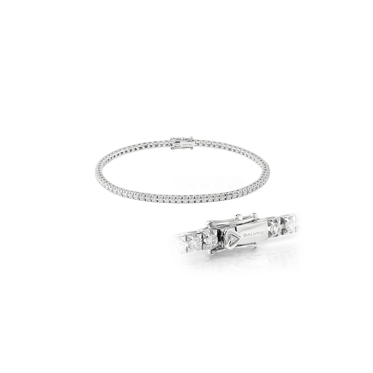 18687-1 Bracciale Tennis Salvini Battito - immagine 1