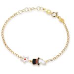 Bracciale Primegioie Circo Coniglio e Stellina