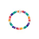 Bracciale Dodo Rondelle Arcobaleno