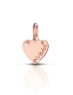 Ciondolo CUORE Oro rosa LE BEBè  LBB 163 LOCK YOUR LOVE