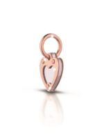 Ciondolo CUORE Oro rosa LE BEBè  LBB 163 LOCK YOUR LOVE - immagine 2