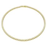 Collana Swarovski Matrix Tennis Oro