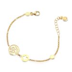 Bracciale Oro prime gioie Proteggimi con Colomba