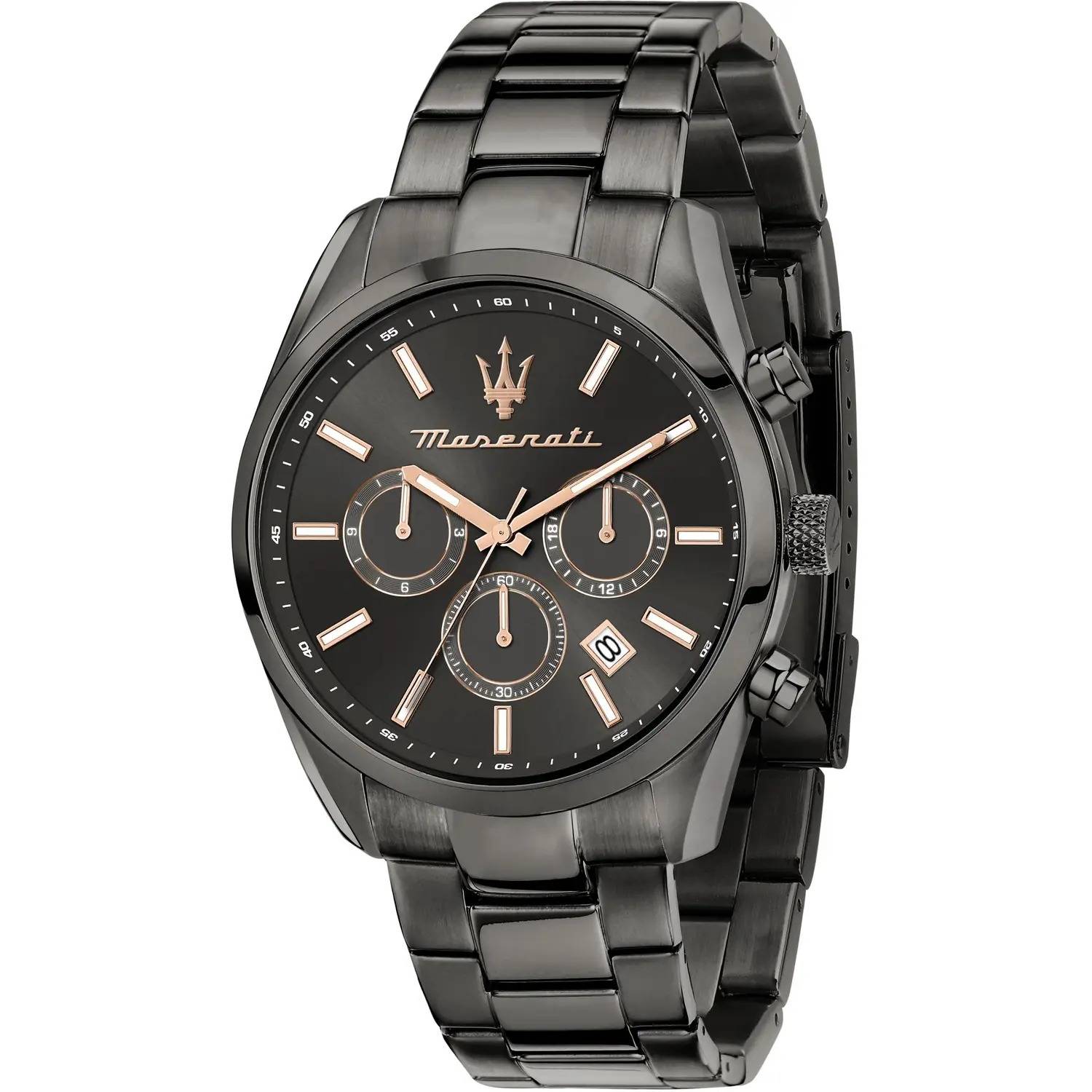 26365-1 Orologio Maserati Attrazione Multifunzione Nero - immagine 1