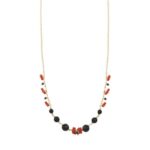 Collana Nivy Gabrielle Onice e Corallo
