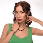 Collana Nivy Gabrielle Onice e Corallo - immagine 2