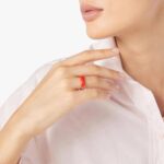 Anello Dodo Rondelle Rosso - immagine 3