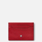 Porta carte Montblanc Sartorial 5 cc Rosso