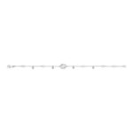 Bracciale Gucci Interlocking Oro Bianco con Diamanti - immagine 2