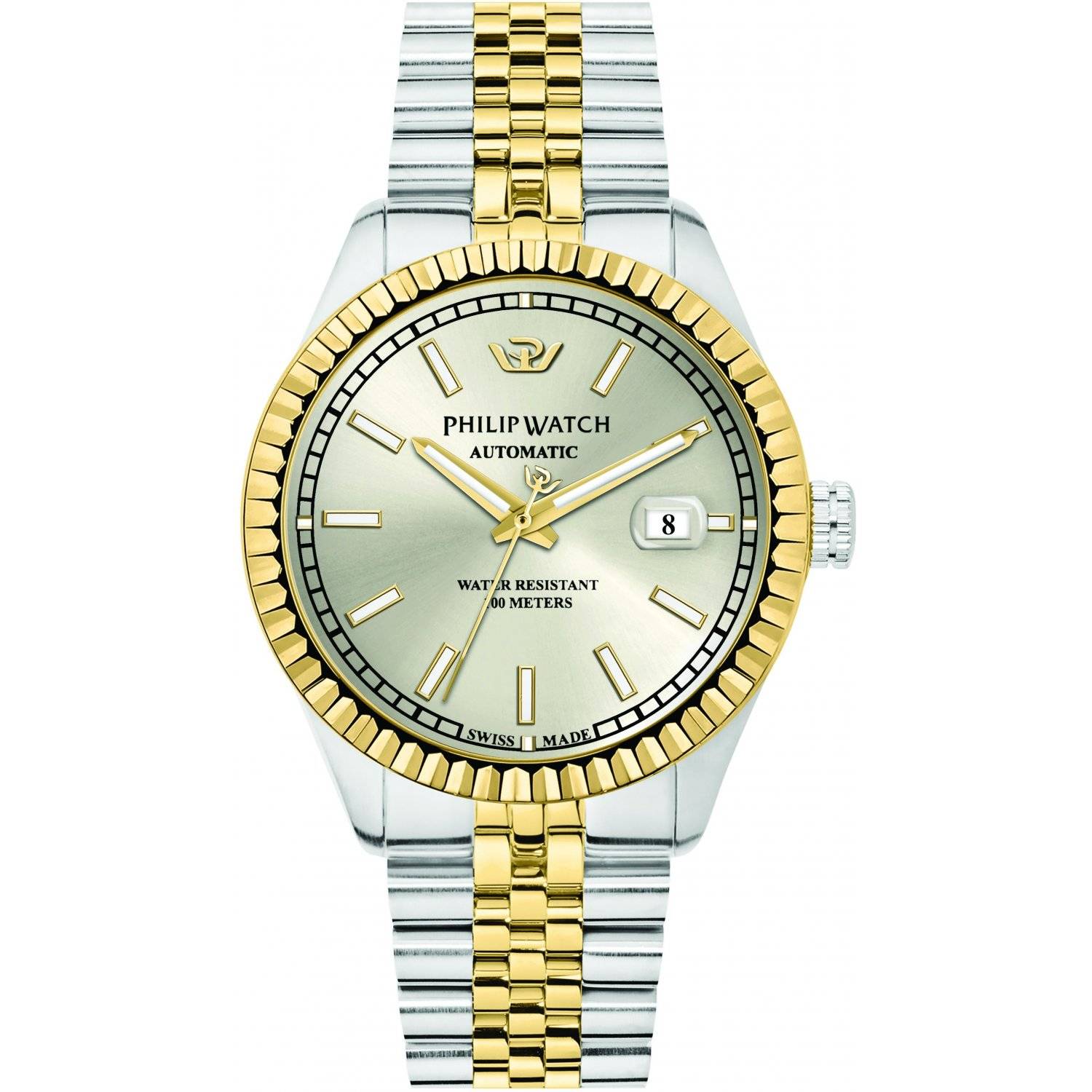 3020-1 Orologio Philip Watch Caribe Automatico Oro - immagine 1