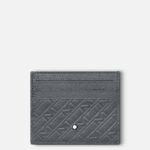 Porta Carte di Credito Montblanc M_Gram 6 Scomparti Grigio