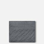Porta Carte di Credito Montblanc M_Gram 6 Scomparti Grigio - immagine 2
