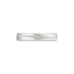 Anello Gucci Tag fascia Larga con Incrocio GG Diagonale - immagine 2