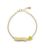 Bracciale Le bebè Primegioie Stella e targhetta