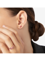 Orecchino Dodo Bollicine Rubino - immagine 2