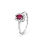 Anello Bliss Regal Rubino