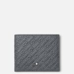 Portafoglio Montblanc M_Gram 8 Scomparti Grigio