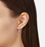 Orecchini Chiara Ferragni Brand Silver Boccole 20mm - immagine 2