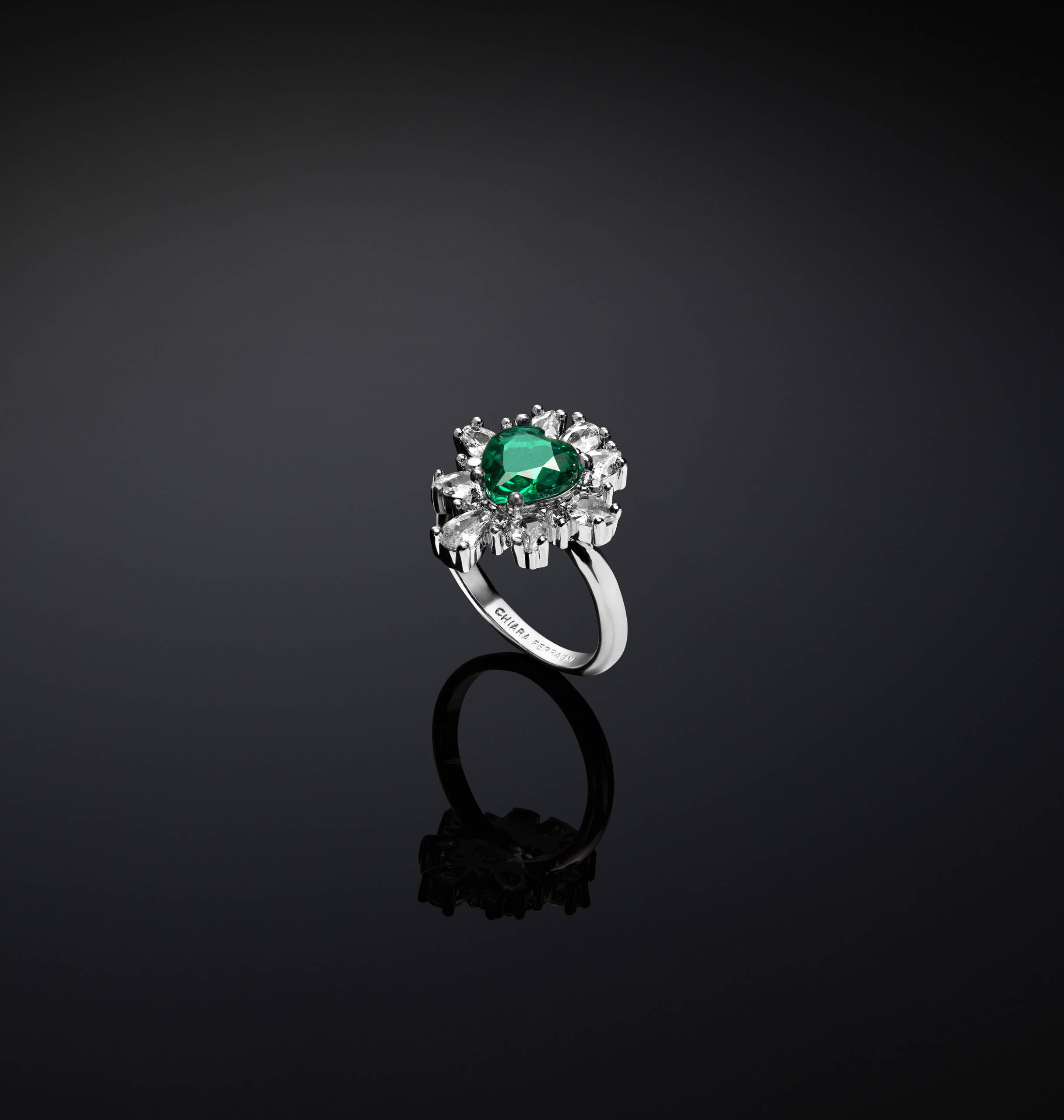 32221 Anello Chiara Ferragni Brand Emerald - immagine 1