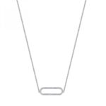 Collana Rosato Bianca Corta Argento