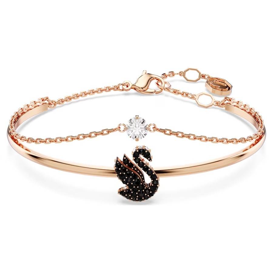 33080 Bracciale Swarovski Iconic Swan Rigido - immagine 1
