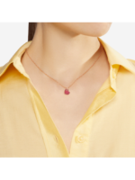 Ciondolo Dodo Cuore Smalto Rosso - immagine 2