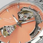 Orologio Hamilton Jazzmaster Open Heart Lady Auto Rosa - immagine 2