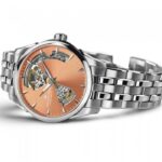 Orologio Hamilton Jazzmaster Open Heart Lady Auto Rosa - immagine 4