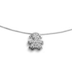 Collana Le Bebè I Tesorini Bimba Con Diamanti Oro Bianco