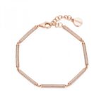 Bracciale Rosato Bianca Morbido Oro rosa