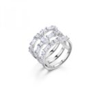 Anello Rosato Gemma Tre Fasce