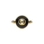 Anello Gucci Interlocking G Con Onice - immagine 3