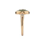 Anello Gucci Interlocking G Con Agata Verde - immagine 2