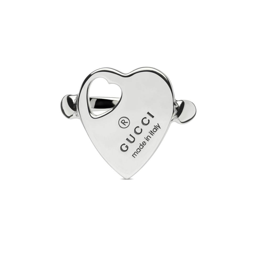 36266 Anello Gucci Trademark con Cuore - immagine 1